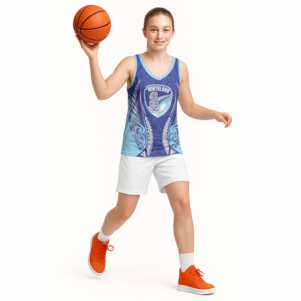 Northland 2026 Rugby Custom Basketball Jersey NZ Maori Silver Fern