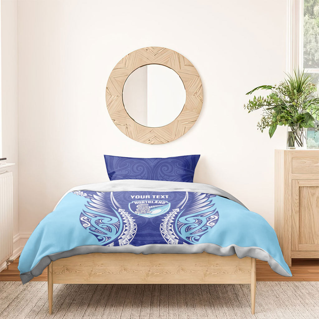 Northland 2026 Rugby Custom Bedding Set NZ Maori Silver Fern