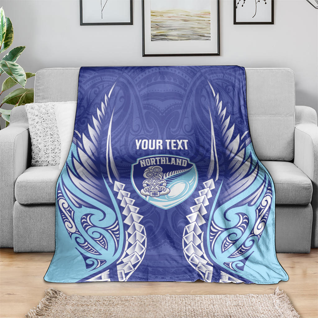 Northland 2026 Rugby Custom Blanket NZ Maori Silver Fern