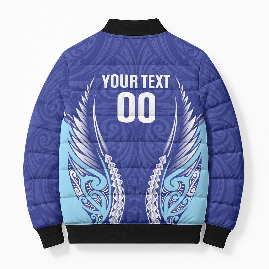 Northland 2026 Rugby Custom Bomber Puffer Jacket NZ Maori Silver Fern