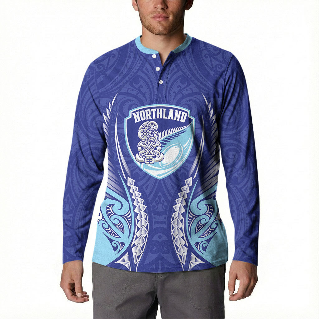 Northland 2026 Rugby Custom Button Sweatshirt NZ Maori Silver Fern