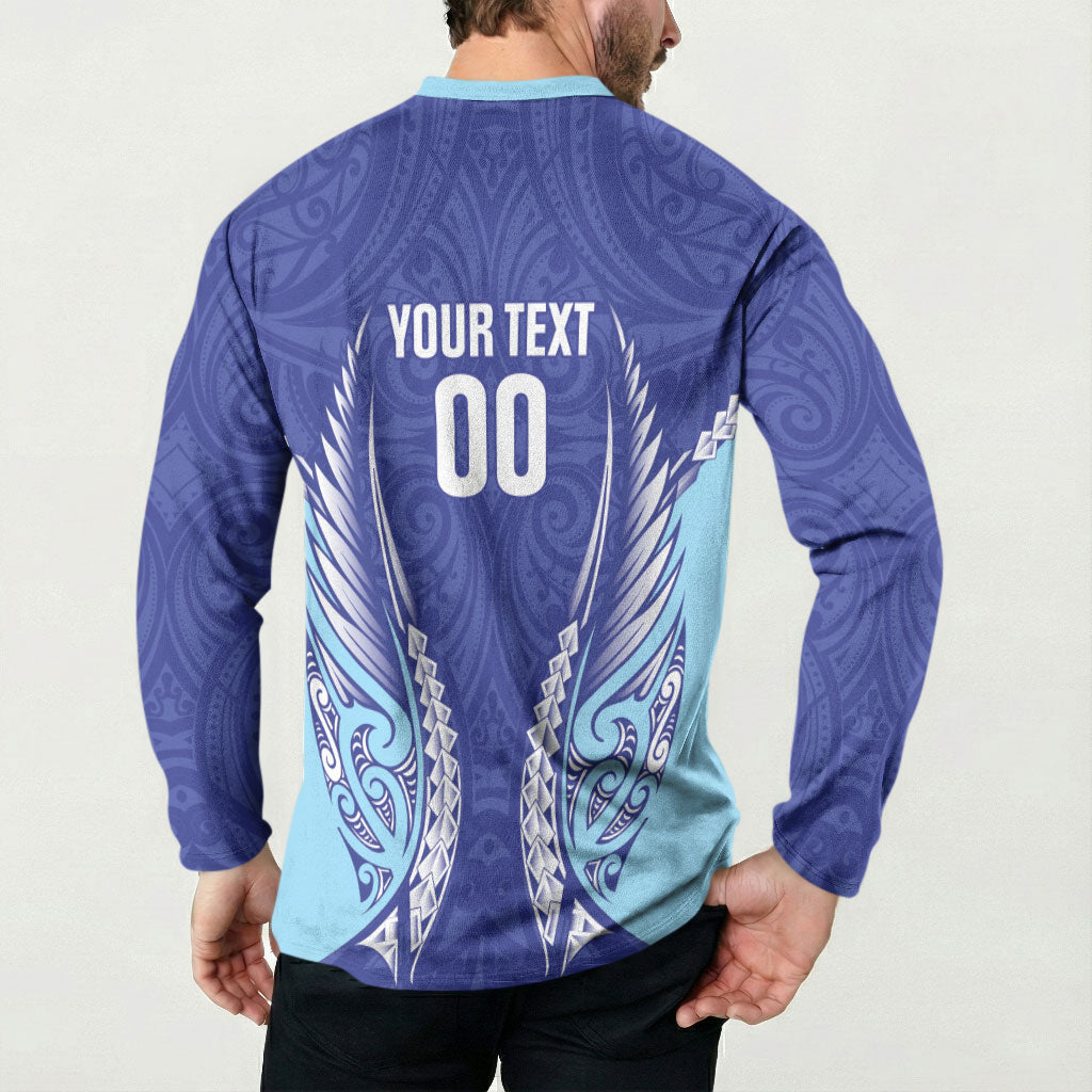 Northland 2026 Rugby Custom Button Sweatshirt NZ Maori Silver Fern