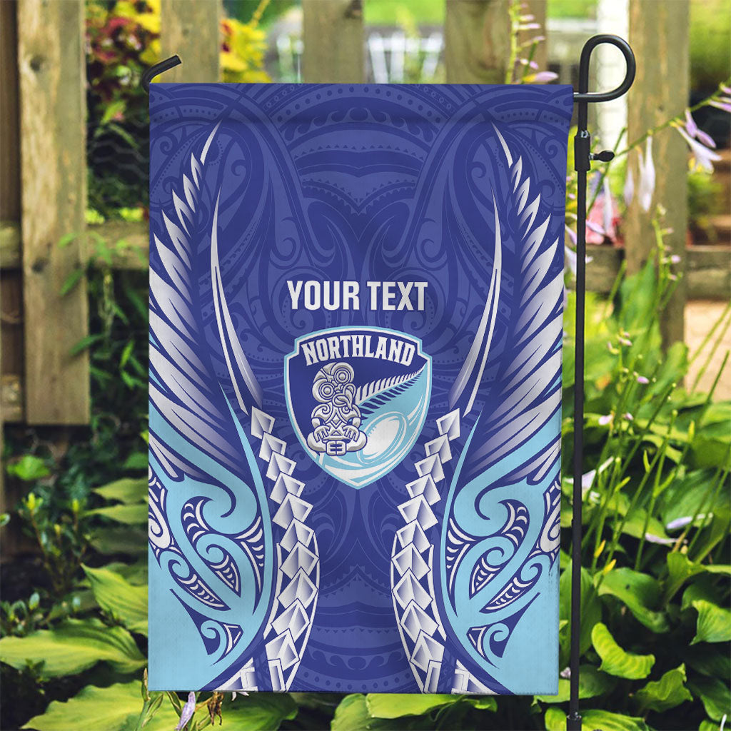 Northland 2026 Rugby Custom Garden Flag NZ Maori Silver Fern