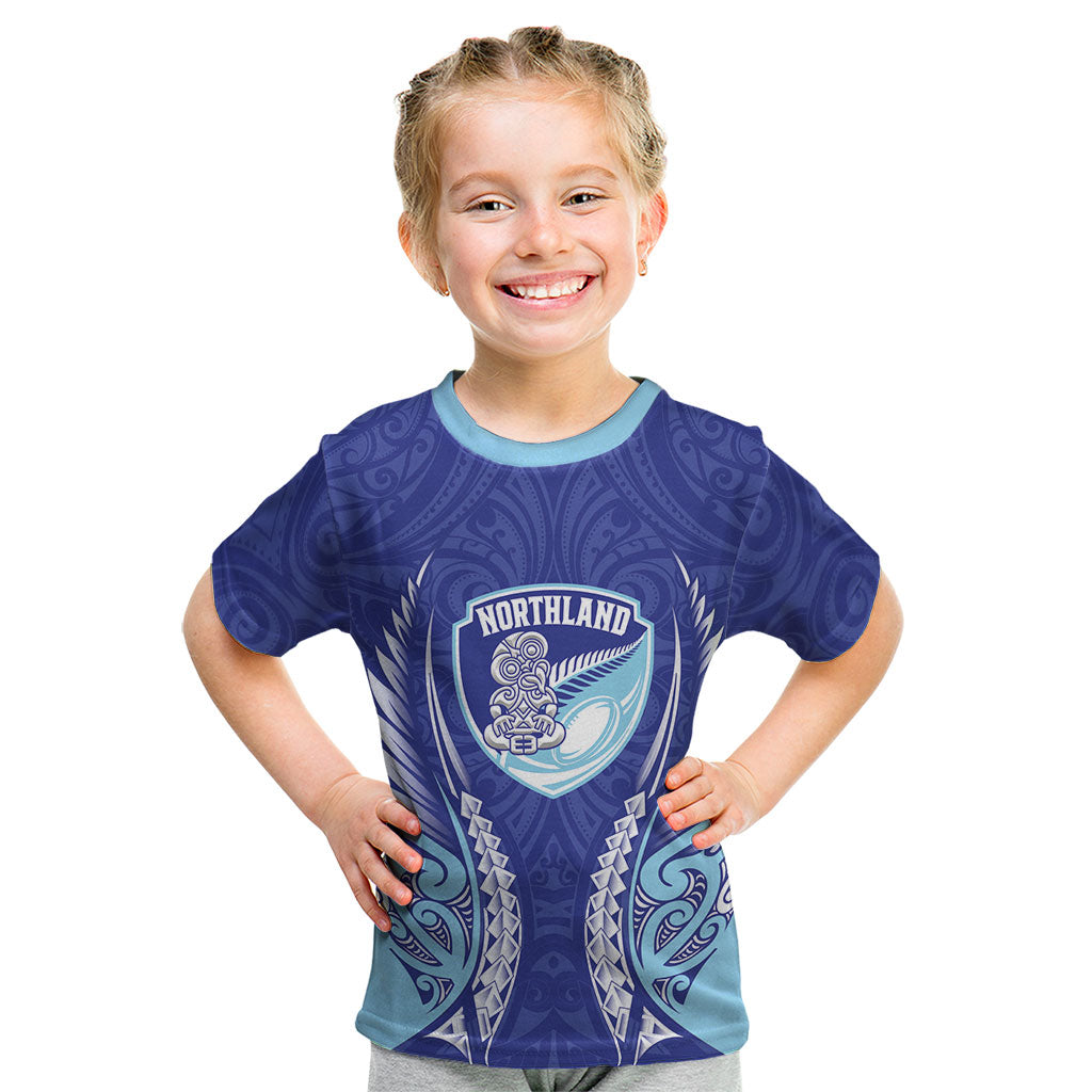 Northland 2026 Rugby Custom Kid T Shirt NZ Maori Silver Fern
