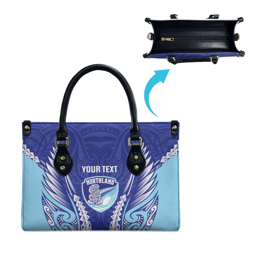 Northland 2026 Rugby Custom Leather Bag NZ Maori Silver Fern