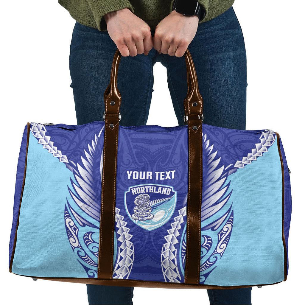 Northland 2026 Rugby Custom Travel Bag NZ Maori Silver Fern LT14 Blue - Polynesian Pride