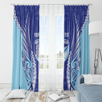 Northland 2026 Rugby Custom Window Curtain NZ Maori Silver Fern