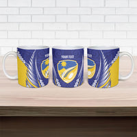Otago 2026 Rugby Custom Ceramic Mug NZ Maori Silver Fern