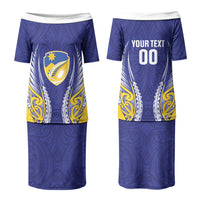 Otago 2026 Rugby Custom Couples Matching Puletasi and Hawaiian Shirt NZ Maori Silver Fern LT14 - Polynesian Pride
