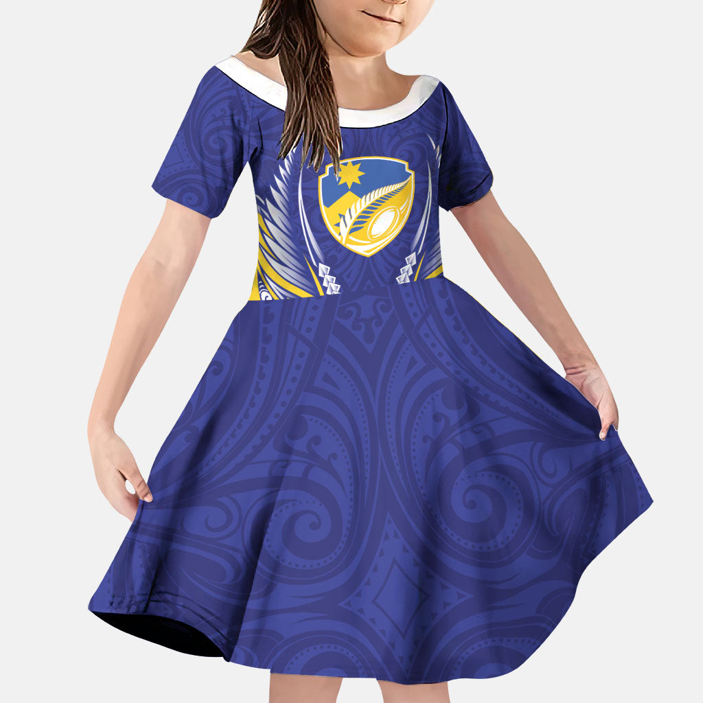 Otago 2026 Rugby Custom Family Matching Mermaid Dress and Hawaiian Shirt NZ Maori Silver Fern