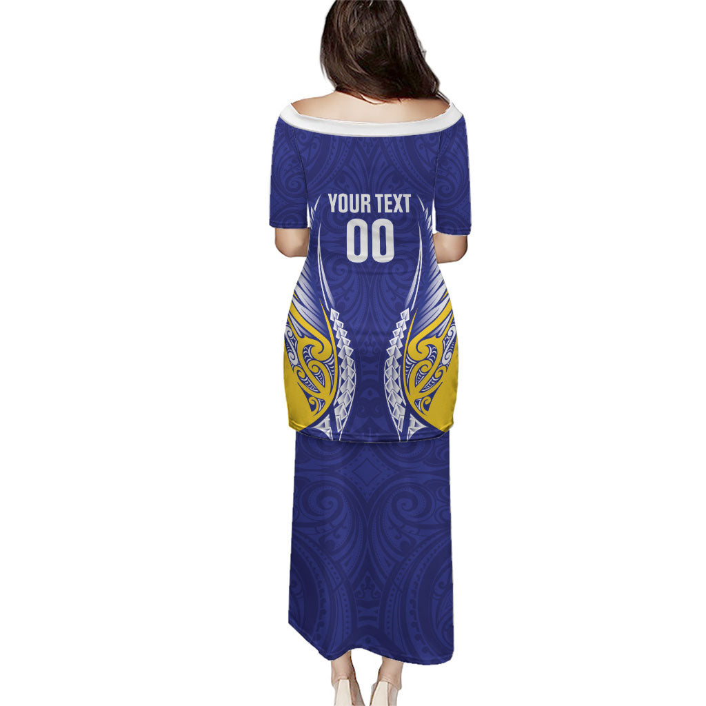 Otago 2026 Rugby Custom Family Matching Puletasi and Hawaiian Shirt NZ Maori Silver Fern