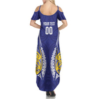 Otago 2026 Rugby Custom Family Matching Summer Maxi Dress and Hawaiian Shirt NZ Maori Silver Fern