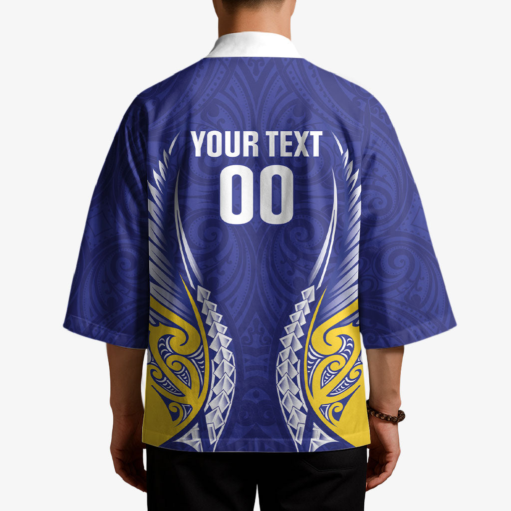 Otago 2026 Rugby Custom Kimono NZ Maori Silver Fern