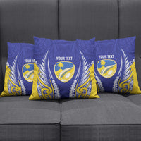 Otago 2026 Rugby Custom Pillow Cover NZ Maori Silver Fern