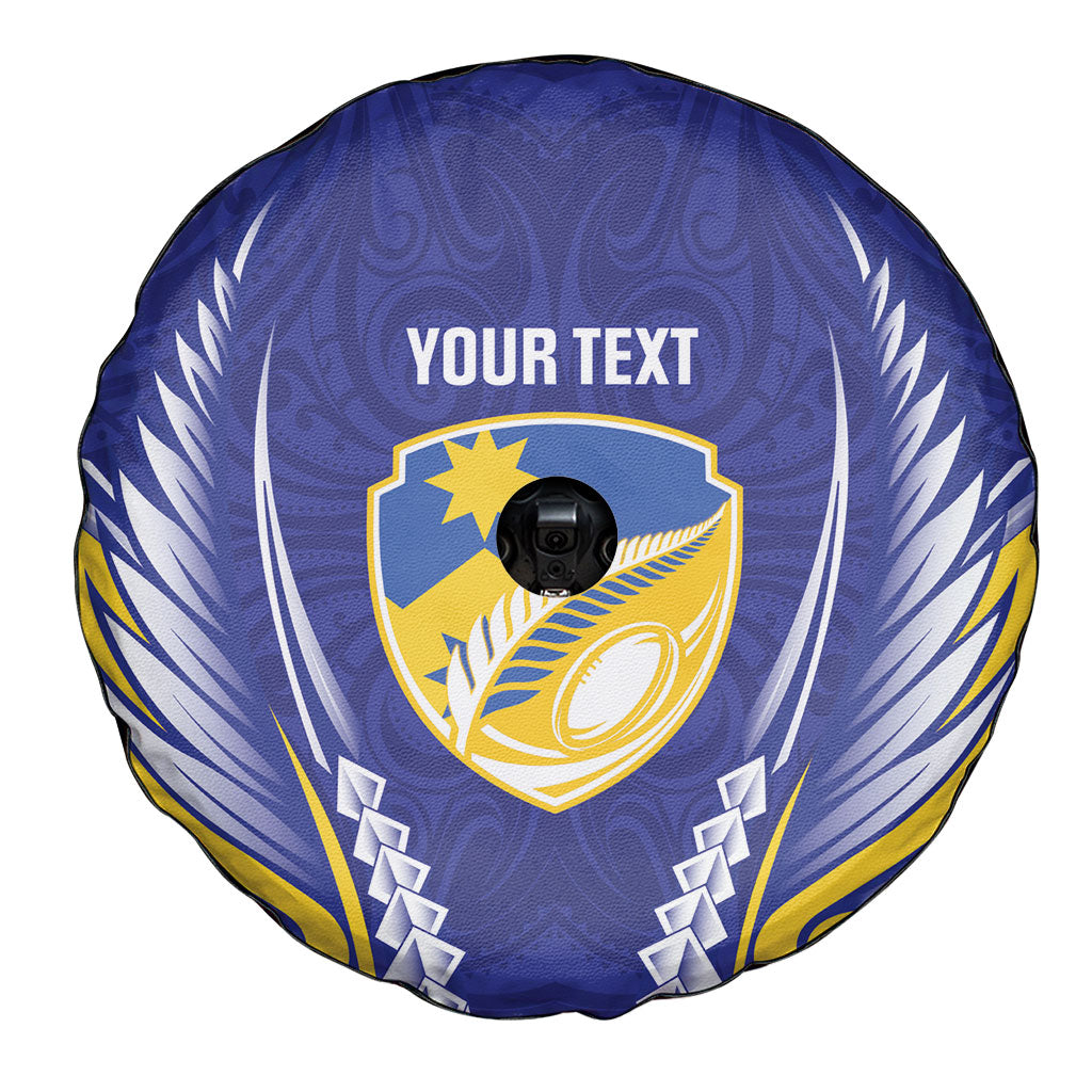 Otago 2026 Rugby Custom Spare Tire Cover NZ Maori Silver Fern