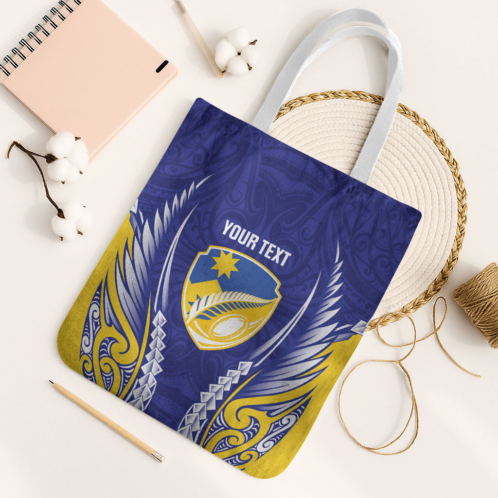 Otago 2026 Rugby Custom Tote Bag NZ Maori Silver Fern
