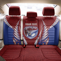 Southland 2026 Rugby Custom Back Car Seat Cover NZ Maori Silver Fern