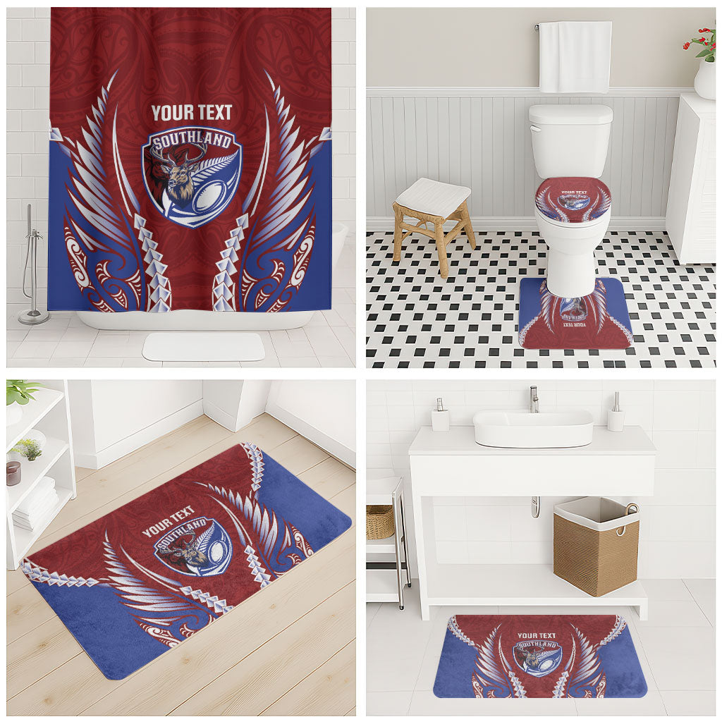 Southland 2026 Rugby Custom Bathroom Set NZ Maori Silver Fern