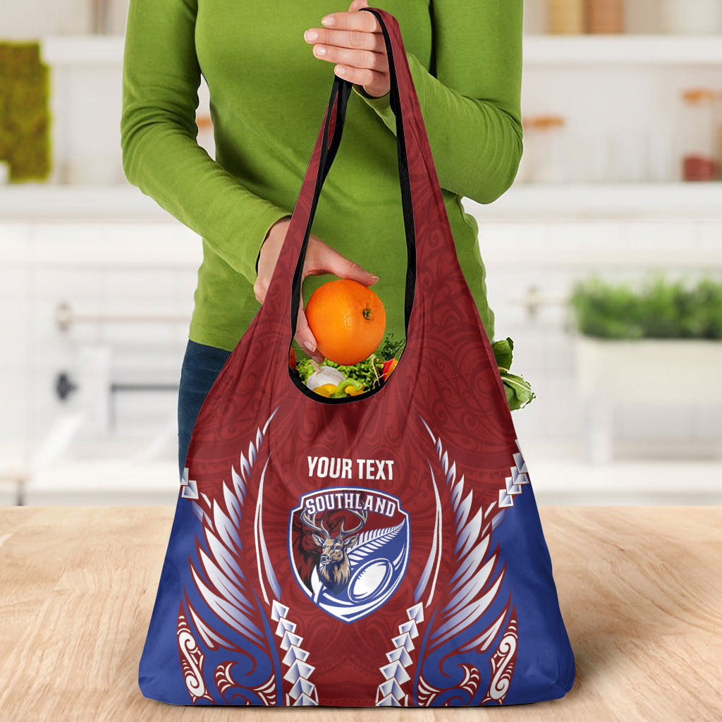 Southland 2026 Rugby Custom Grocery Bag NZ Maori Silver Fern