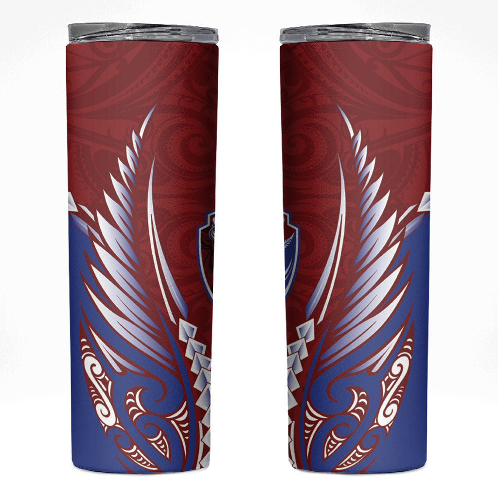 Southland 2026 Rugby Custom Skinny Tumbler NZ Maori Silver Fern