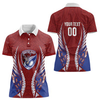 Southland 2026 Rugby Custom Women Polo Shirt NZ Maori Silver Fern