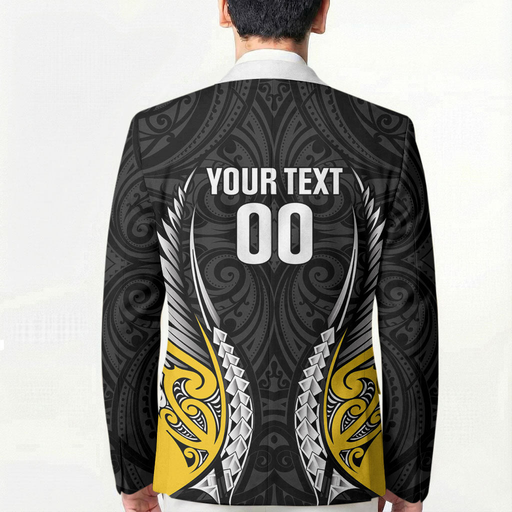 Taranaki 2026 Rugby Custom Blazer NZ Maori Silver Fern