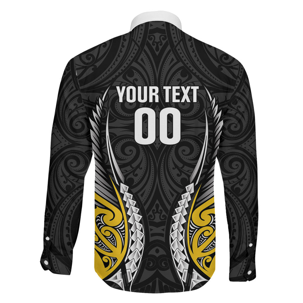 Taranaki 2026 Rugby Custom Family Matching Off The Shoulder Long Sleeve Dress and Hawaiian Shirt NZ Maori Silver Fern