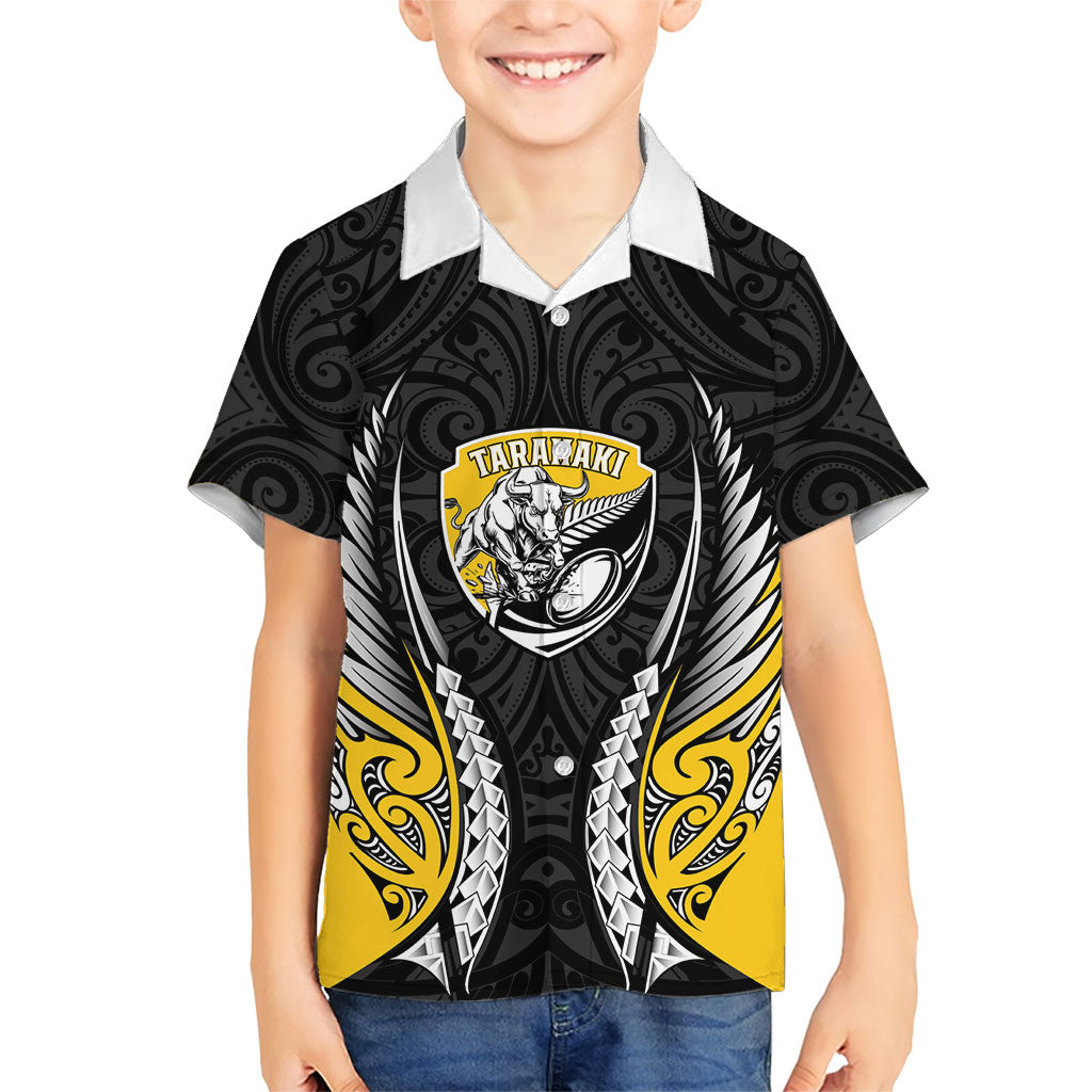 Taranaki 2026 Rugby Custom Family Matching Summer Maxi Dress and Hawaiian Shirt NZ Maori Silver Fern