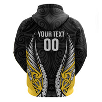 Taranaki 2026 Rugby Custom Hoodie NZ Maori Silver Fern