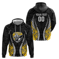 Taranaki 2026 Rugby Custom Hoodie NZ Maori Silver Fern