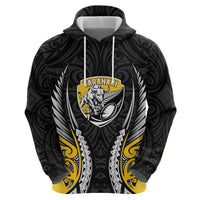 Taranaki 2026 Rugby Custom Hoodie NZ Maori Silver Fern