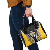 Taranaki 2026 Rugby Custom Shoulder Handbag NZ Maori Silver Fern