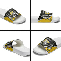 Taranaki 2026 Rugby Custom Slide Sandals NZ Maori Silver Fern