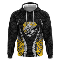 Taranaki 2026 Rugby Custom Zip Hoodie NZ Maori Silver Fern