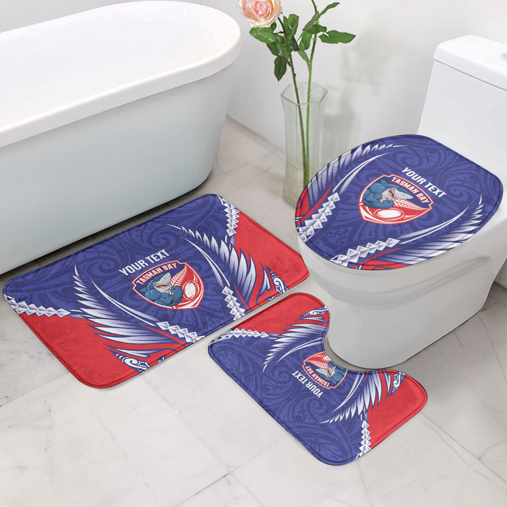Tasman Bay 2026 Rugby Custom Bathroom Set NZ Maori Silver Fern