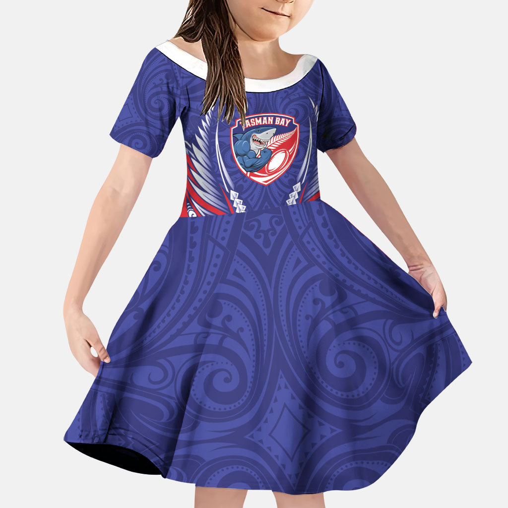 Tasman Bay 2026 Rugby Custom Family Matching Puletasi and Hawaiian Shirt NZ Maori Silver Fern