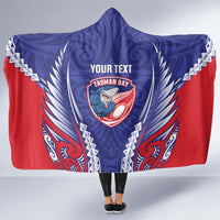 Tasman Bay 2026 Rugby Custom Hooded Blanket NZ Maori Silver Fern