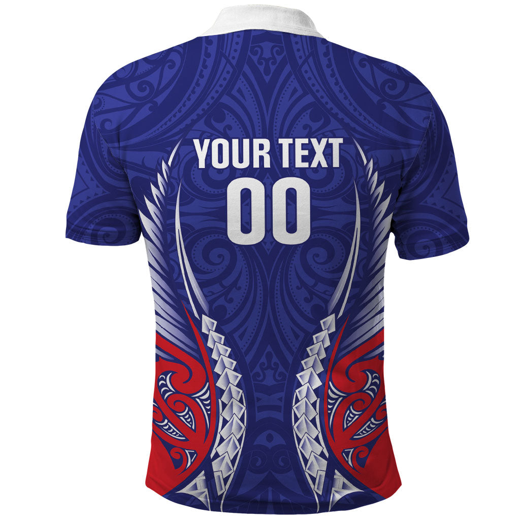 Tasman Bay 2026 Rugby Custom Polo Shirt NZ Maori Silver Fern