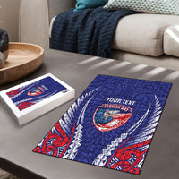 Tasman Bay 2026 Rugby Custom Puzzle NZ Maori Silver Fern
