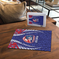 Tasman Bay 2026 Rugby Custom Puzzle NZ Maori Silver Fern