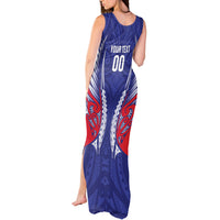 Tasman Bay 2026 Rugby Custom Tank Maxi Dress NZ Maori Silver Fern