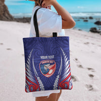 Tasman Bay 2026 Rugby Custom Tote Bag NZ Maori Silver Fern