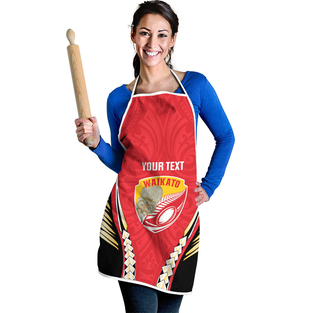 Waikato 2026 Rugby Custom Apron NZ Maori Silver Fern