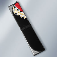 Waikato 2026 Rugby Custom Auto Sun Shade NZ Maori Silver Fern