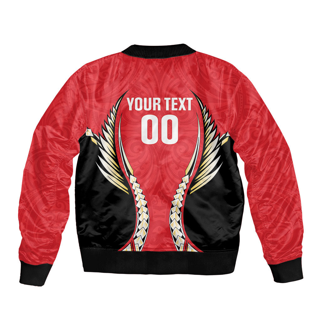 Waikato 2026 Rugby Custom Bomber Jacket NZ Maori Silver Fern
