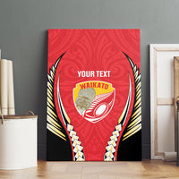Waikato 2026 Rugby Custom Canvas Wall Art NZ Maori Silver Fern