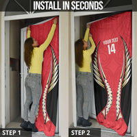 Waikato 2026 Rugby Custom Door Cover NZ Maori Silver Fern