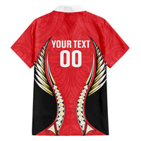 Waikato 2026 Rugby Custom Family Matching Off Shoulder Short Dress and Hawaiian Shirt NZ Maori Silver Fern