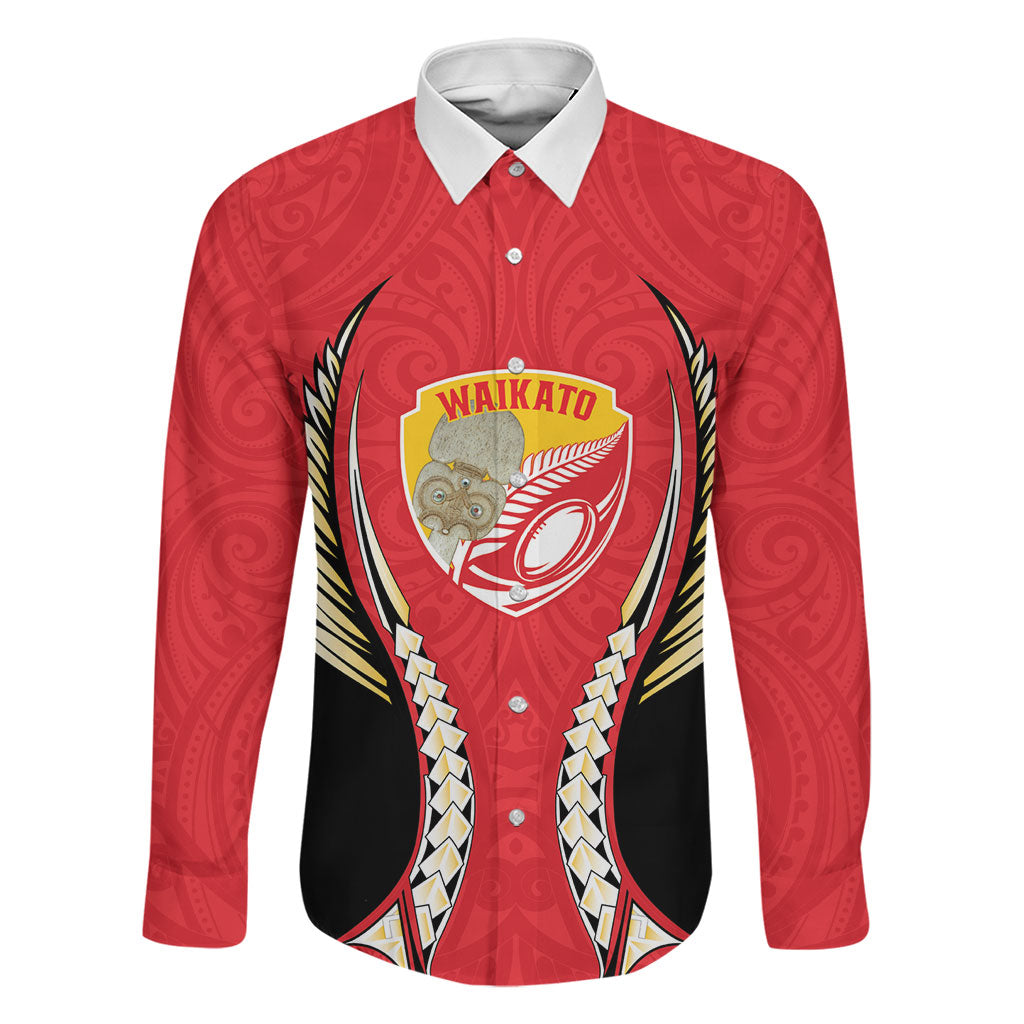 Waikato 2026 Rugby Custom Family Matching Summer Maxi Dress and Hawaiian Shirt NZ Maori Silver Fern