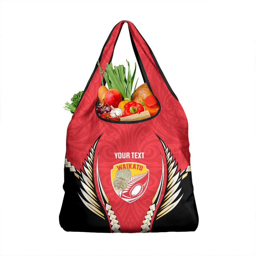 Waikato 2026 Rugby Custom Grocery Bag NZ Maori Silver Fern